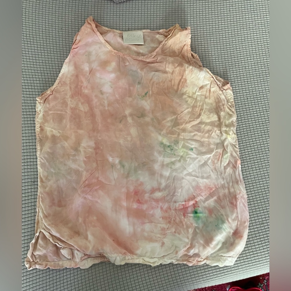 Rise & Ramble hbd dyed silk tank top S/M